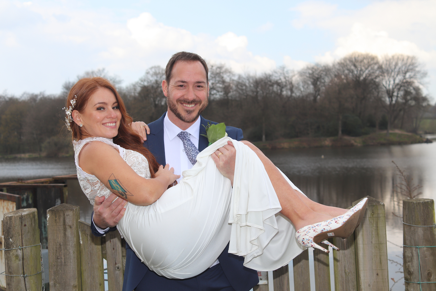 Emma J Photography Bride and Groom at Wedding